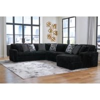 Midnight - Madness Onyx 4 - Piece RAF Sectional - Lara FurnitureSectional
