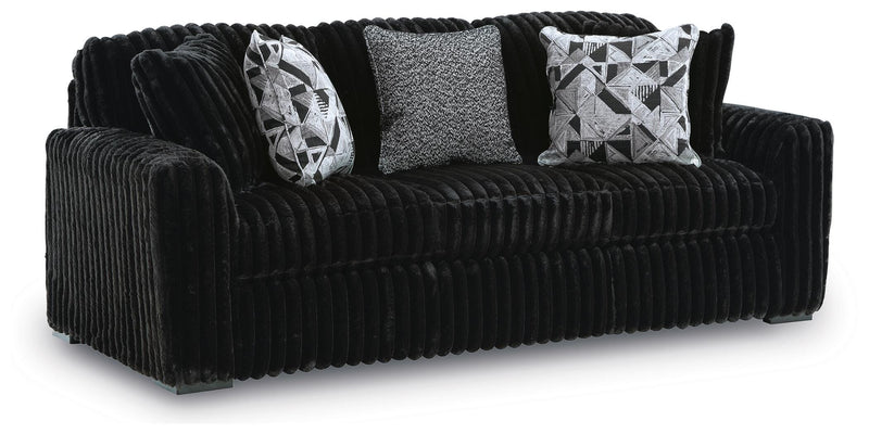 Midnight-Madness Onyx Sofa and Loveseat - 98103U9