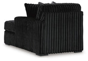 Midnight-Madness Onyx Super Chaise and Oversized Chaise - 98103U12