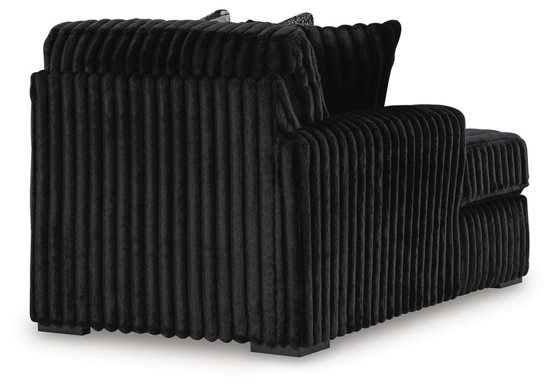 Midnight-Madness Onyx Super Chaise and Oversized Chaise - 98103U12