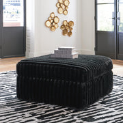 Midnight-Madness Sofa, Loveseat and Oversized Ottoman - 98103U13