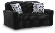 Midnight-Madness Sofa, Loveseat and Oversized Ottoman - 98103U13