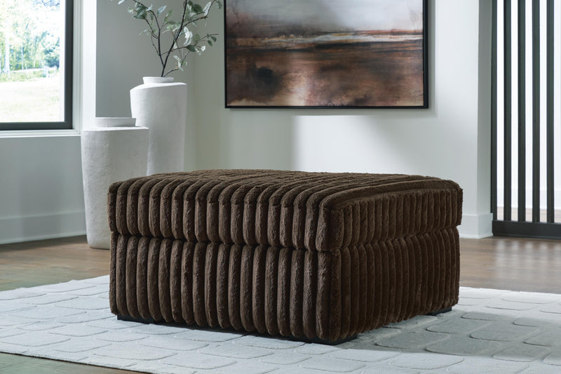 Midnight-Madness Sofa, Oversized Chair and Accent Ottoman - 98104U4