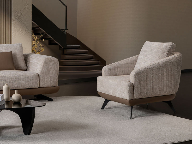 Milano Chair in Brown - 200-ST-MIL-CREMONA06-B