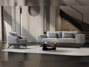Milano Chair in Grey - 200-ST-MIL-CREMONA15-B