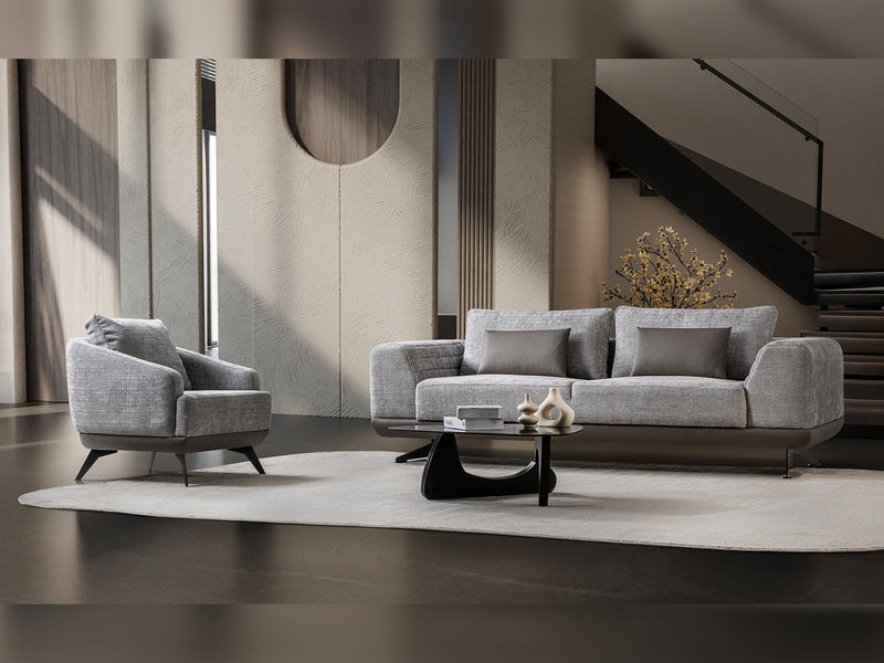 Milano Chair in Grey - 200-ST-MIL-CREMONA15-B