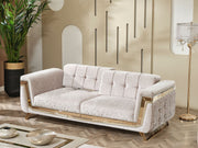 Milano Max Convertible Sofa in Cream - 200-MAX-MIL-KEN020-DAR020-ELA020-3