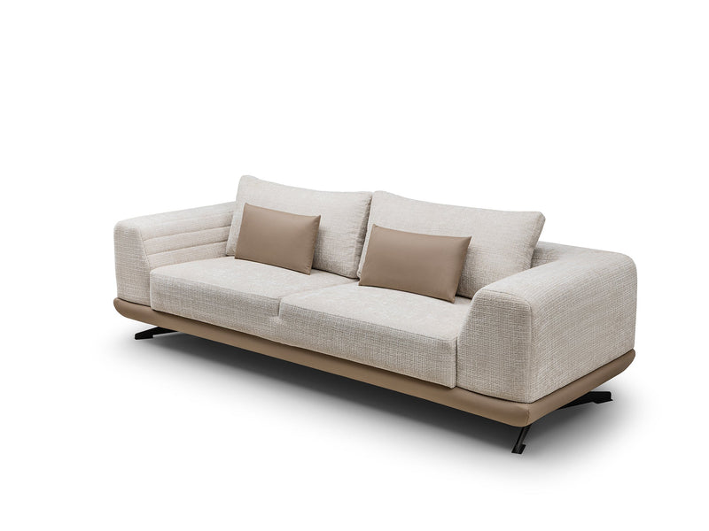Milano Stationary Loveseat in Grey - 200-ST-MIL-CREMONA15-2
