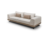 Milano Stationary Sofa in Brown - 200-ST-MIL-CREMONA06-321