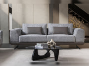 Milano Stationary Sofa in Grey - 200-ST-MIL-CREMONA15-321