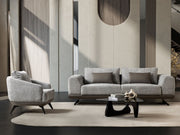 Milano Stationary Sofa in Grey - 200-ST-MIL-CREMONA15-321