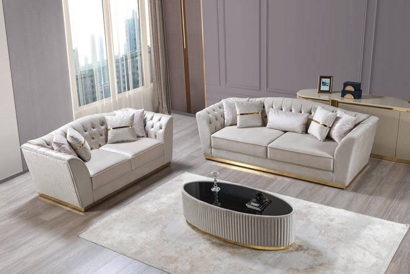 Milena Ivory Coffee Table - Lara FurnitureCoffee Table