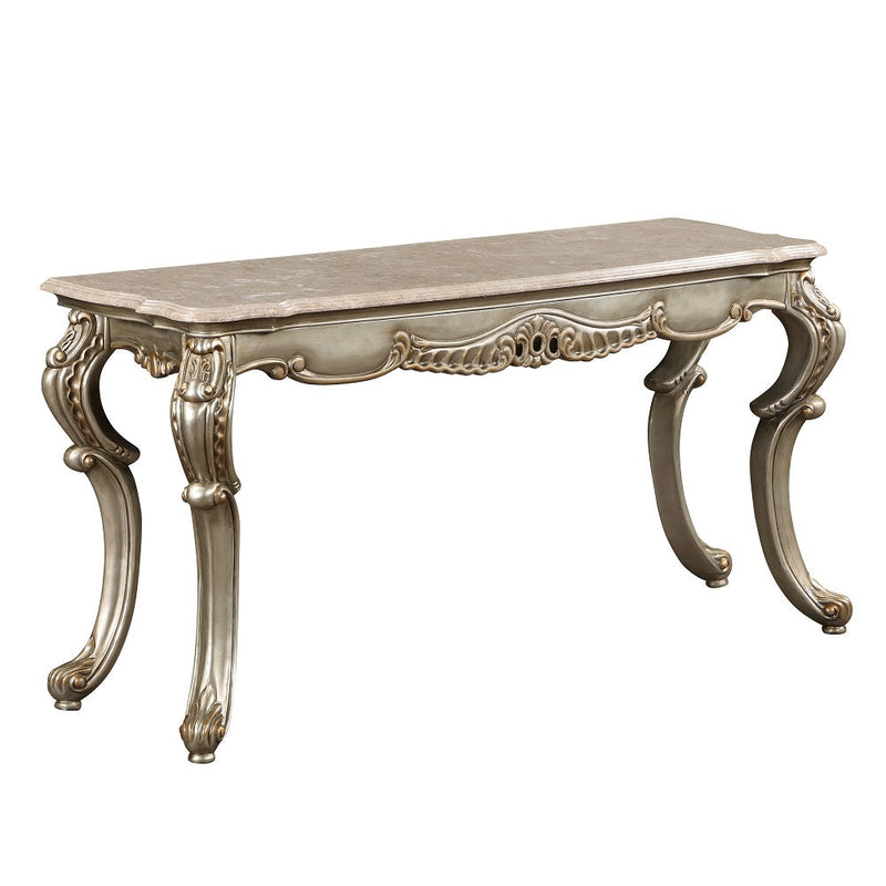 Miliani Sofa Table W/Marble Top - LV01785