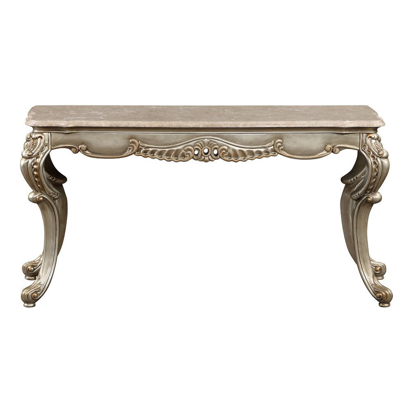 Miliani Sofa Table W/Marble Top - LV01785