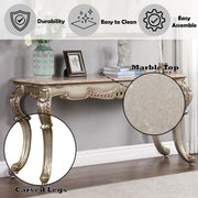 Miliani Sofa Table W/Marble Top - LV01785