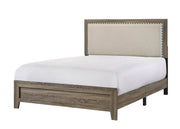 Mille Brownish Gray Upholstered Bedroom Set - Lara FurnitureBedroom Set