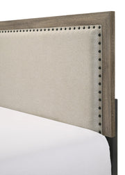 Mille Brownish Gray Upholstered Bedroom Set - Lara FurnitureBedroom Set
