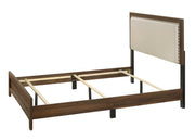 Mille Cherry Brown Upholstered Bedroom Set - Lara FurnitureBedroom Set