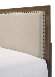 Mille Cherry Brown Upholstered Bedroom Set - Lara FurnitureBedroom Set