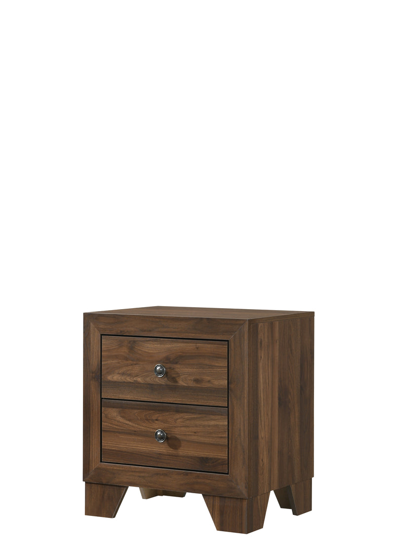 Mille Cherry Brown Upholstered Youth Bedroom Set - Lara FurnitureYouth Bedroom Set