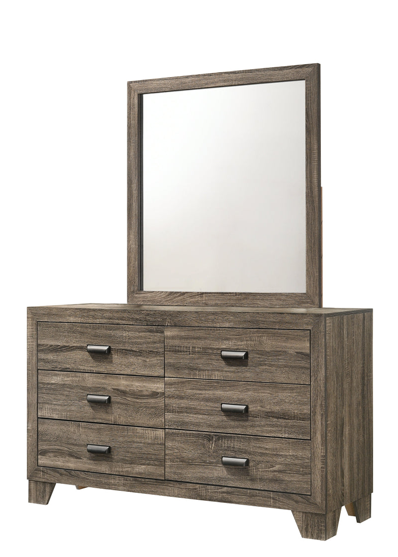 Millie Brownish Gray Panel Bedroom Set - Lara FurnitureBedroom Set
