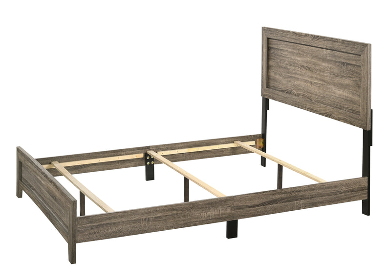 Millie Brownish Gray Panel Bedroom Set - Lara FurnitureBedroom Set