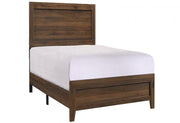 Millie Cherry Brown Youth Panel Bedroom Set - Lara Furniture