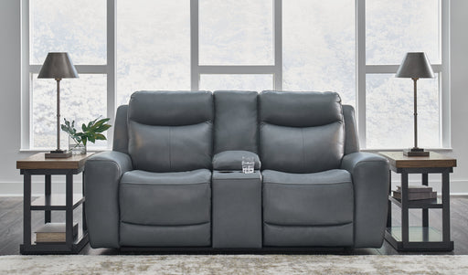 Mindanao Power Reclining Loveseat with Console - Gate FurniturePower Reclining Loveseat