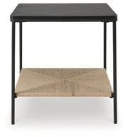 Minrich Black/Natural Accent Table - A4000591