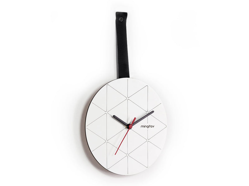 Minuet Wall Clock in Red - 760-MIN-MT192102