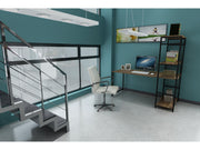 Mira Study Desk in Walnut - 790-MIR-SD-WL