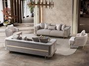 Mirage 3-pieces (Sofa & Loveseat & Chair) Livingroom Set - Bronze - 200-ST-MIR-EMK 774-V1-BRO-321
