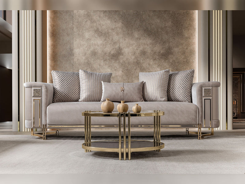 Mirage Stationary Sofa - Gold - 200-ST-MIR-KENZO20-GOL-3
