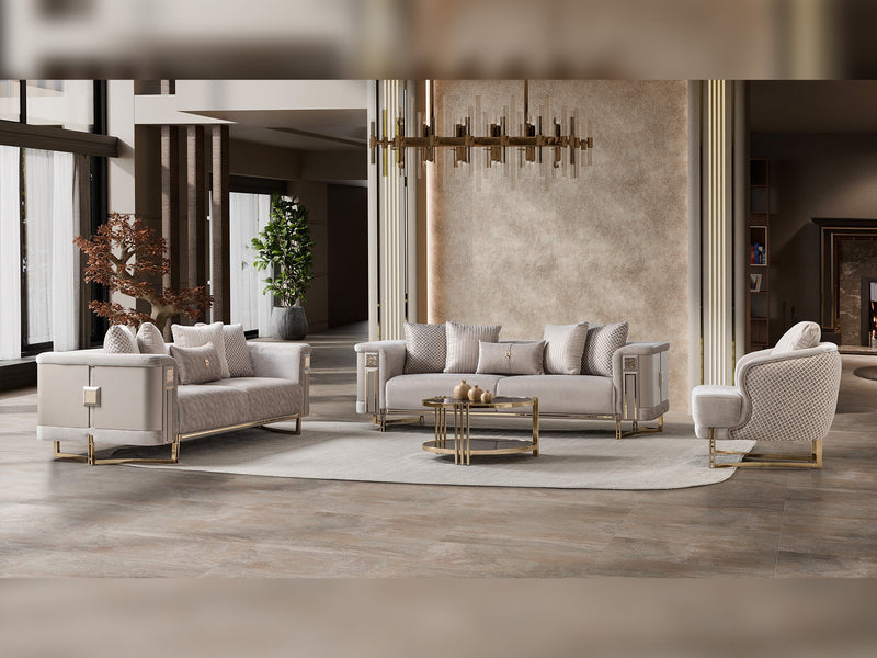 Mirage Stationary Sofa - Gold - 200-ST-MIR-KENZO20-GOL-3