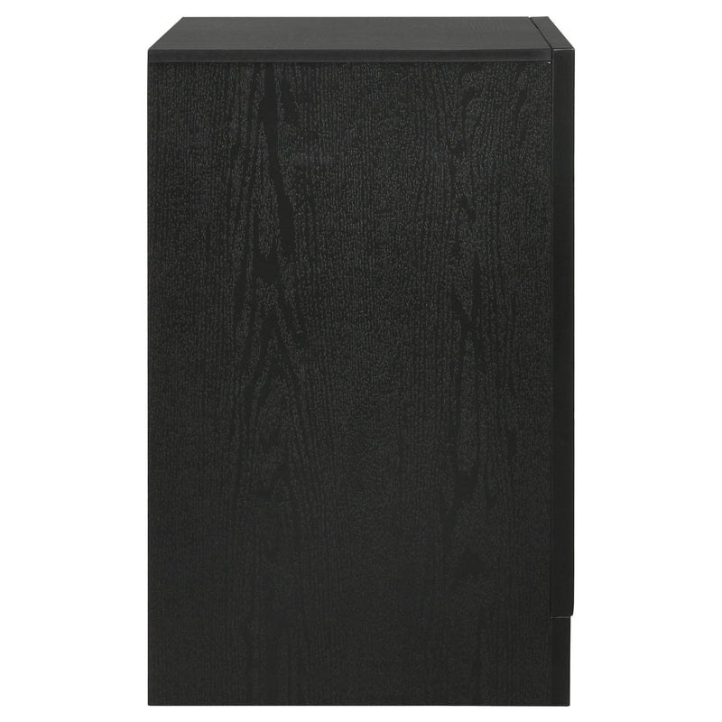 Miranda 3-drawer Nightstand Bedside Table Black - 206362