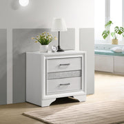 Miranda 3-drawer Nightstand Bedside Table White - 205112