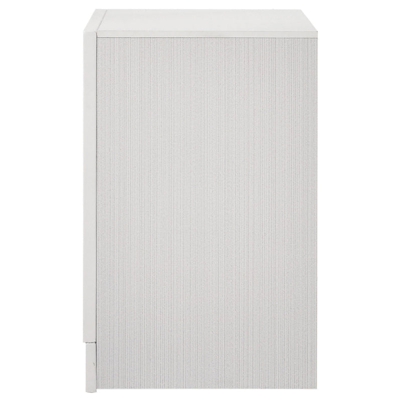 Miranda 3-drawer Nightstand Bedside Table White - 205112