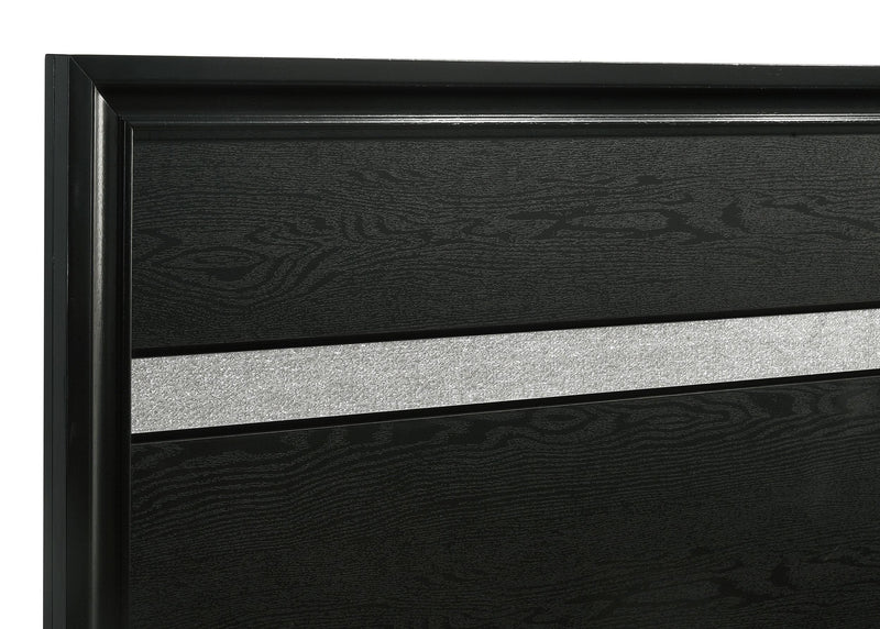 Miranda 4-piece California King Bedroom Set Black - 206361KW-S4