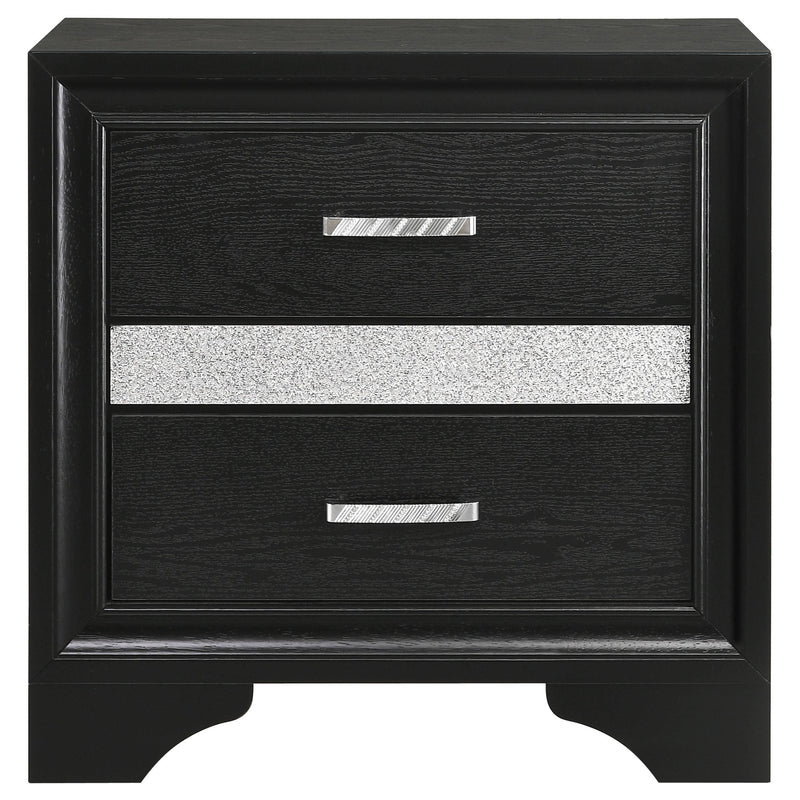 Miranda 4-piece Eastern King Bedroom Set Black - 206360KE-S4