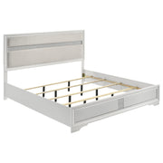 Miranda 4-piece Eastern King Bedroom Set White - 205110KE-S4