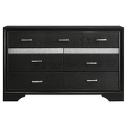 Miranda 4-piece Full Bedroom Set Black - 206360F-S4