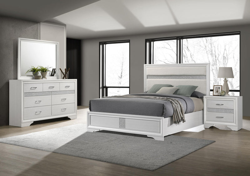 Miranda 4-piece Full Bedroom Set White - 205110F-S4