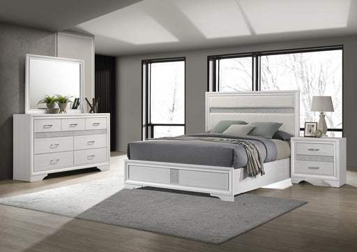 Miranda 4-piece Full Bedroom Set White - 205110F-S4