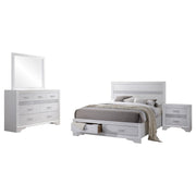 Miranda 4-piece Queen Bedroom Set White - 205111Q-S4
