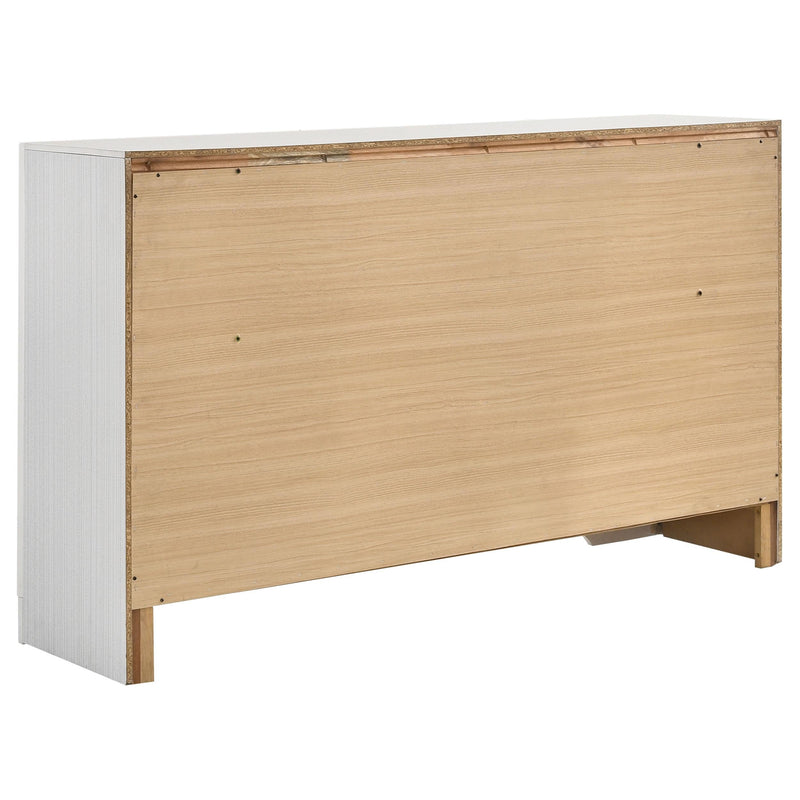 Miranda 5-piece California King Bedroom Set White - 205110KW-S5