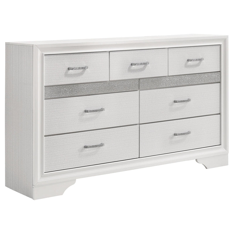 Miranda 5-piece Eastern King Bedroom Set White - 205110KE-S5