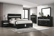 Miranda 5-piece Full Bedroom Set Black - 206360F-S5