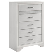 Miranda 5-piece Queen Bedroom Set White - 205110Q-S5