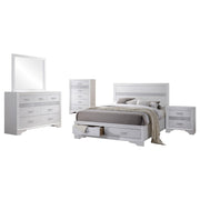 Miranda 5-piece Queen Bedroom Set White - 205111Q-S5