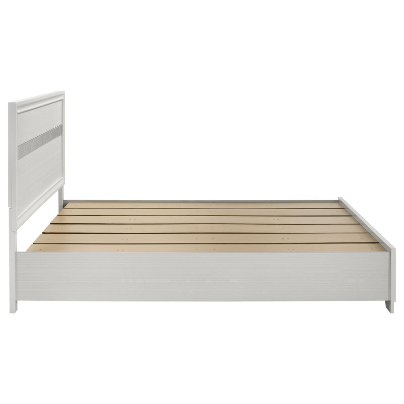 Miranda 51-inch Wood California King Storage Panel Bed White - 205111KW